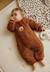 Surpyjama bébé en sherpa moka Marron 1 - vertbaudet enfant 