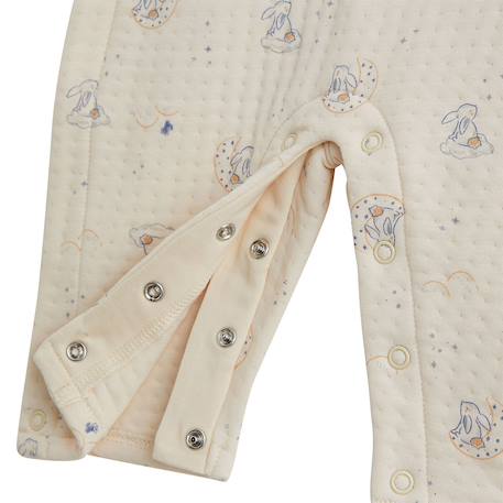 Ensemble salopette bébé en coton matelassé et t-shirt voix lactée Bleu 6 - vertbaudet enfant 