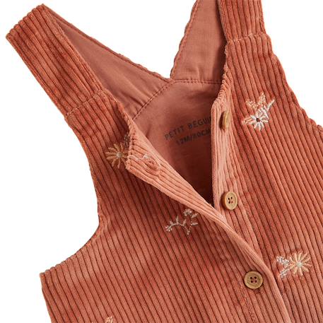Robe bébé en velours côtelé ollie Terracotta 4 - vertbaudet enfant 