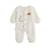 Surpyjama bébé en sherpa caramel Ecru 2 - vertbaudet enfant 