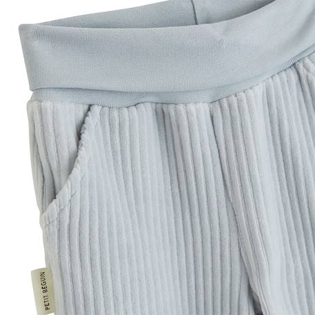 Ensemble sweat et pantalon bébé en velours voix lactée Bleu 6 - vertbaudet enfant 
