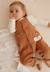 Ensemble salopette bébé matelassé et t-shirt caramel Marron 1 - vertbaudet enfant 