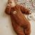 Surpyjama bébé en sherpa moka Marron 6 - vertbaudet enfant 