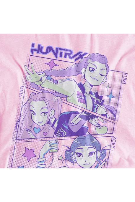 T-shirt fille enfant Huntr/x, KPop Demon Hunters Blanc+Noir+Rose clair+Violet 15 - vertbaudet enfant 