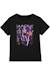 T-shirt fille enfant Huntr/x pose, KPop Demon Hunters Bleu marine+Noir+Violet 7 - vertbaudet enfant 