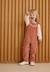 Salopette bébé en velours côtelé ollie Terracotta 1 - vertbaudet enfant 