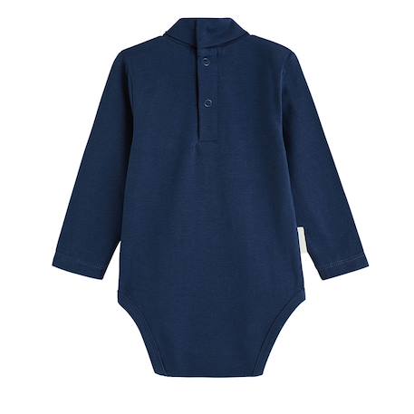 Lot de 3 bodies bébé col roulé manches longues mathéo Bleu 4 - vertbaudet enfant 