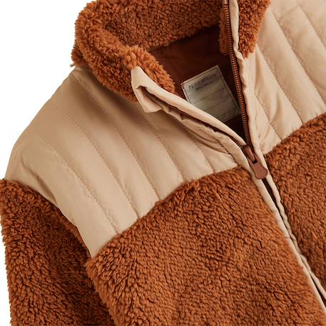 Veste enfant en sherpa moka Marron 4 - vertbaudet enfant 