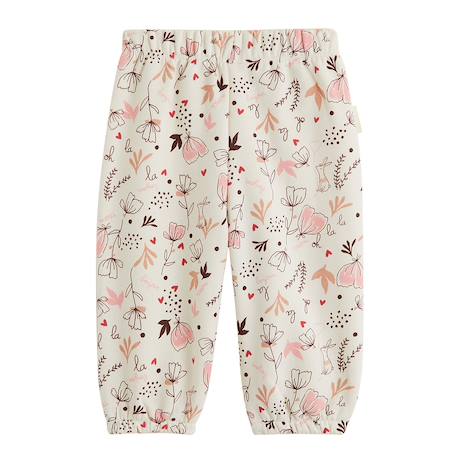 Ensemble bébé sweat et pantalon en molleton aimée Bordeaux 6 - vertbaudet enfant 