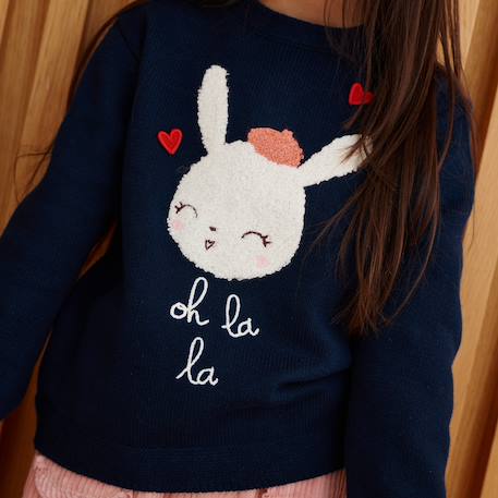 Pull bébé en tricot aimée Bleu 5 - vertbaudet enfant 