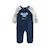 Pyjama bébé en velours mathéo Bleu 2 - vertbaudet enfant 