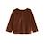 Lot de 2 pyjamas bébé 2 pièces en velours à pieds retroussables mathéo Marron 6 - vertbaudet enfant 