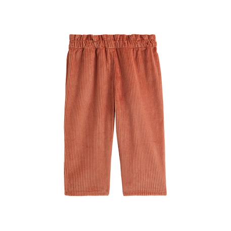 Pantalon bébé en velours côtelé ollie Terracotta 3 - vertbaudet enfant 