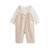 Ensemble salopette bébé en molleton et t-shirt doucette Rose 2 - vertbaudet enfant 