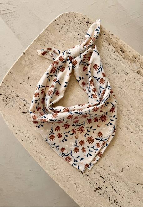 Foulard en popeline ollie Vanille 1 - vertbaudet enfant 