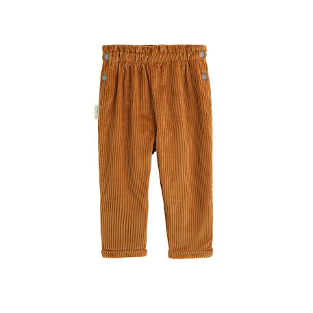 Pantalon bébé en velours côtelé cléo Camel 2 - vertbaudet enfant 