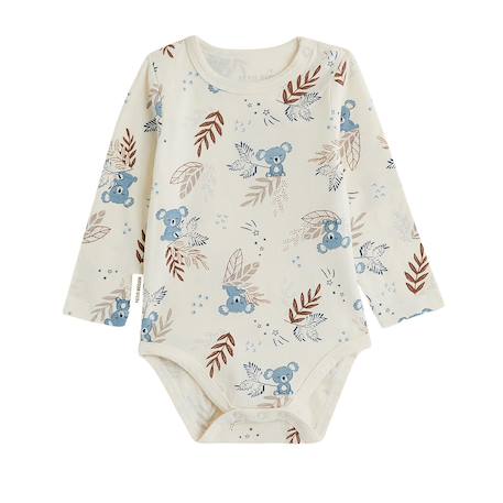 Lot de 2 bodies bébé manches longues mathéo Bleu 6 - vertbaudet enfant 