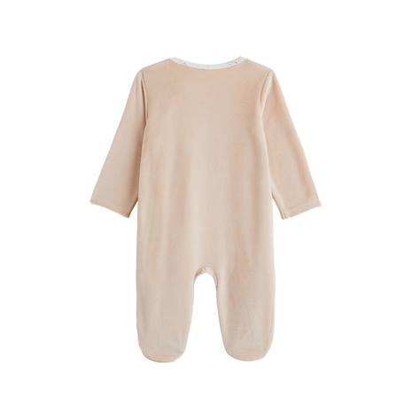 Pyjama bébé en velours ouverture zippée doucette Rose 3 - vertbaudet enfant 