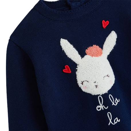 Pull bébé en tricot aimée Bleu 4 - vertbaudet enfant 