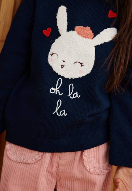 Pull bébé en tricot aimée Bleu 1 - vertbaudet enfant 