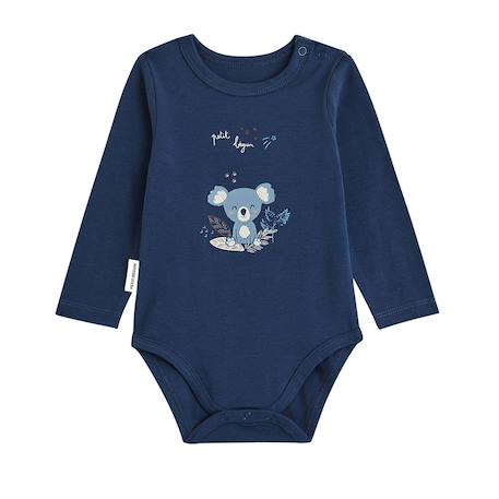 Lot de 2 bodies bébé manches longues mathéo Bleu 5 - vertbaudet enfant 