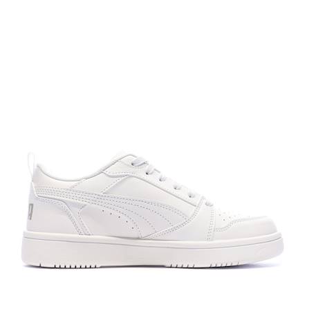Baskets mixte rebound v6 Blanc+Blanc white 3 - vertbaudet enfant 