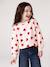 Sweat fille col rond écru+ivoire+rose pâle+taupe 7 - vertbaudet enfant 