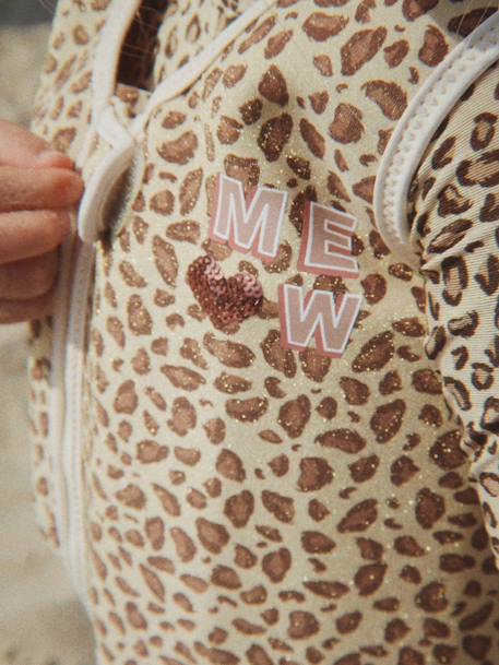 Gilet de flottaison Kitty Leopard marron imprimé 7 - vertbaudet enfant 