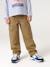 Pantalon battle garçon bleu jean+olive 8 - vertbaudet enfant 