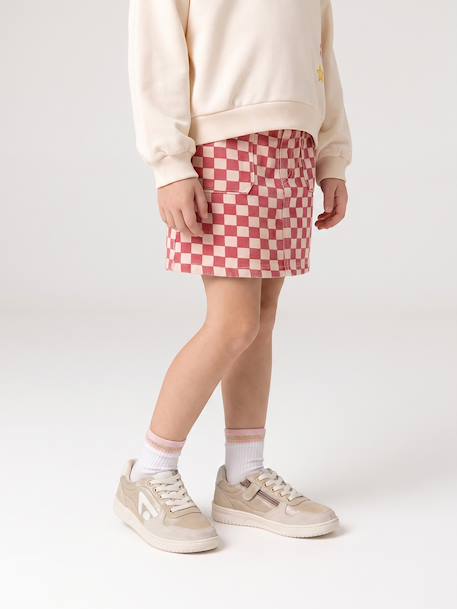 Jupe courte fille rose bonbon 5 - vertbaudet enfant 