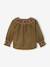 Blouse bébé fille manches longues olive 2 - vertbaudet enfant 