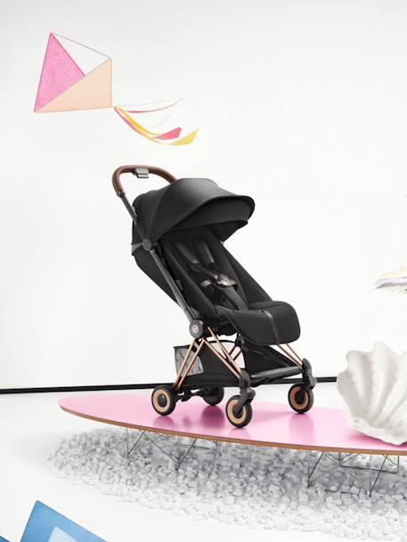 Poussette Coya compacte noir 2 - vertbaudet enfant 