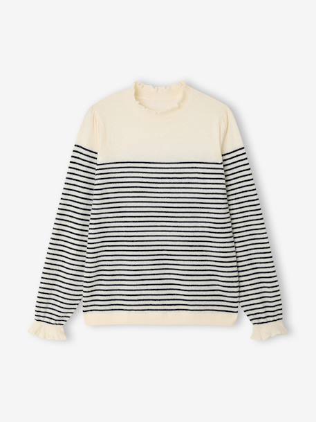 Pull Léopard Capsule Famille écru 5 - vertbaudet enfant 