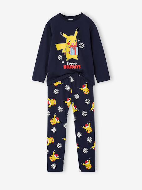 Pyjama de Noël Pikachu marine 3 - vertbaudet enfant 