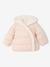 Doudoune bébé fille à capuche bleu glacier+rose poudré 4 - vertbaudet enfant 