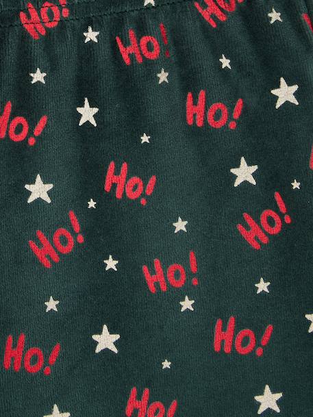 Pyjama garçon noël velours vert sapin 5 - vertbaudet enfant 