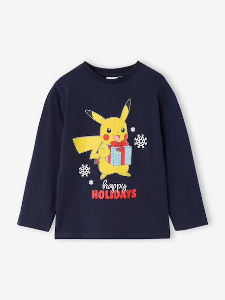 Pyjama de Noël Pikachu marine 4 - vertbaudet enfant 