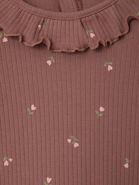 Ensemble t-shirt et short bébé fille chocolat 5 - vertbaudet enfant 