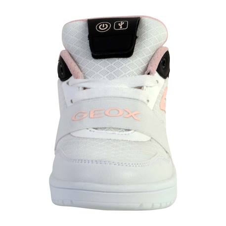Baskets basses à lacets velours White black 4 - vertbaudet enfant 