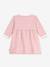 Robe manches longues rose clair 2 - vertbaudet enfant 