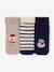 Lot de 5 chaussettes bébé noël marine 3 - vertbaudet enfant 