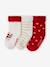 Lot de 3 chaussettes noël écru 1 - vertbaudet enfant 