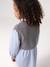 Robe-chemise fille effet 2 en 1 écru+gris chiné+marine 14 - vertbaudet enfant 