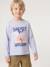 T-shirt manches longues garçon bleu clair 1 - vertbaudet enfant 