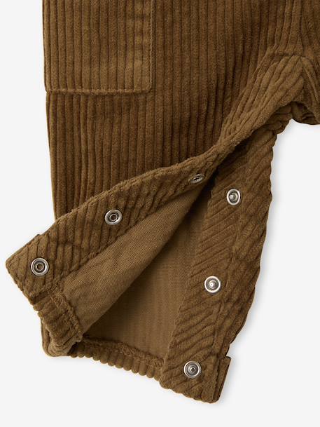 Ensemble salopette chemise bébé garçon olive 7 - vertbaudet enfant 