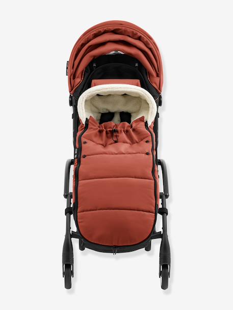 Chancelière poussette YOYO5 noir+taupe+terracotta 12 - vertbaudet enfant 