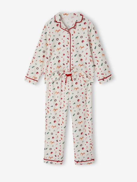 Pyjama long enfant fille blanc 1 - vertbaudet enfant 