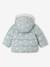 Doudoune bébé fille à capuche bleu glacier+rose poudré 2 - vertbaudet enfant 