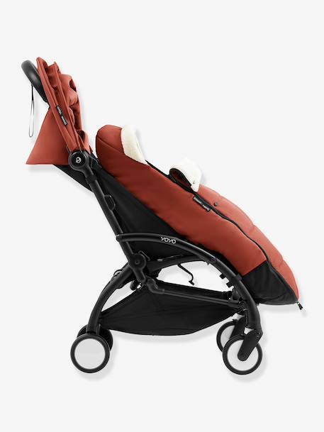 Chancelière poussette YOYO5 noir+taupe+terracotta 15 - vertbaudet enfant 
