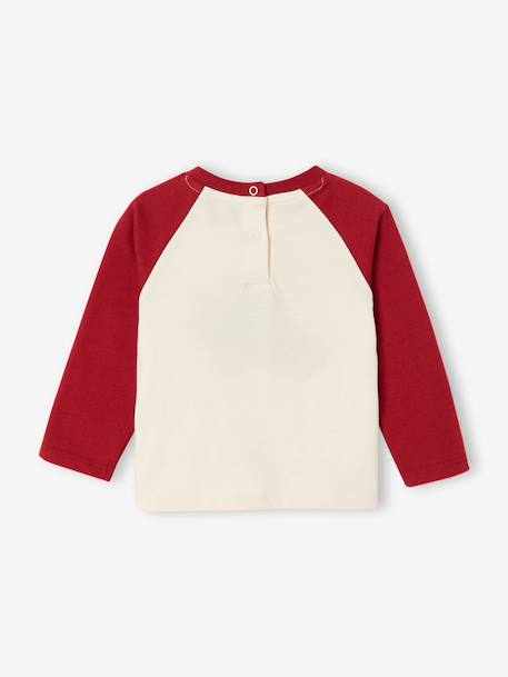 T-shirt manches longues bébé garçon rouge 4 - vertbaudet enfant 